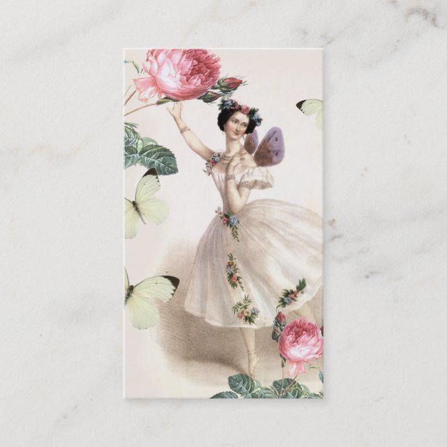 Ballerina Fairy Business Card (Front)