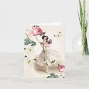 Ballerina Fairy Card