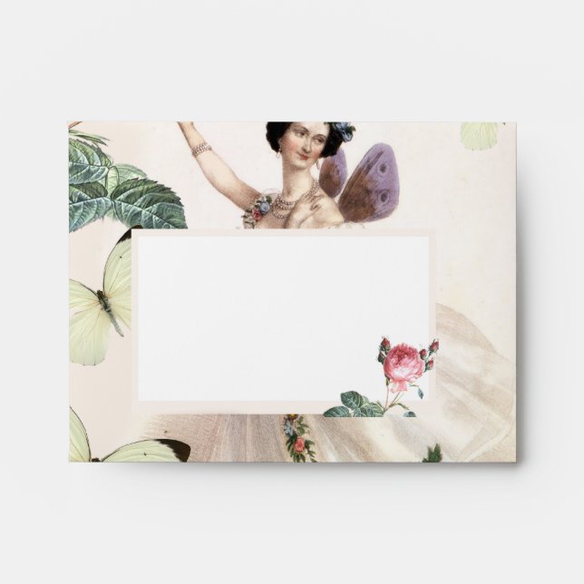 Ballerina Fairy Envelope (Front)