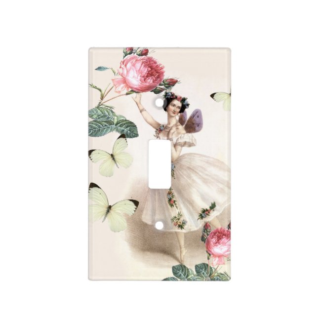 Ballerina Fairy Light Switch Cover (Front)