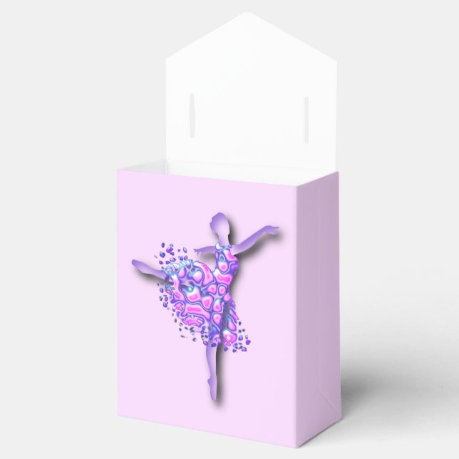 Ballerina Favor Box Ballet Dance (Opened)
