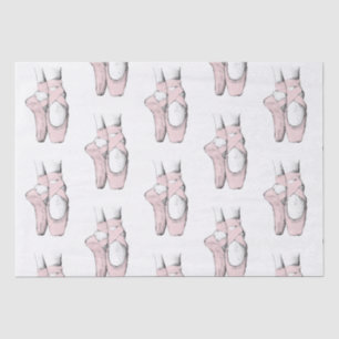 Ballerina Feet on Pointe #1 Lt Pink Tissue Paper
