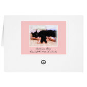 Ballerina Feline Cards (Back Horizontal)