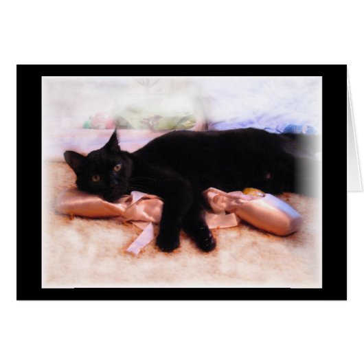 Ballerina Feline Cards (Front Horizontal)