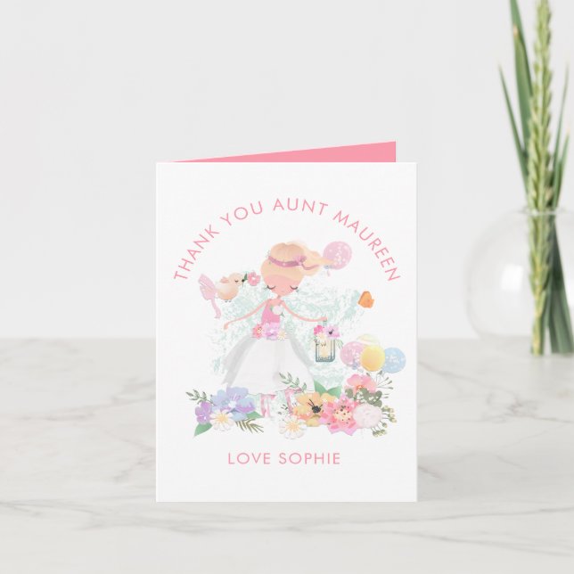 Ballerina Florals Recipient Name Thank You (Front)