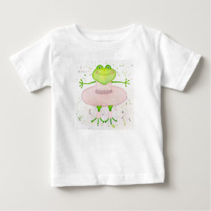 Ballerina Frog Baby T-Shirt