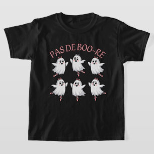 Ballerina Ghost Pas de Boo-re: Spooky Dance Meets T-Shirt