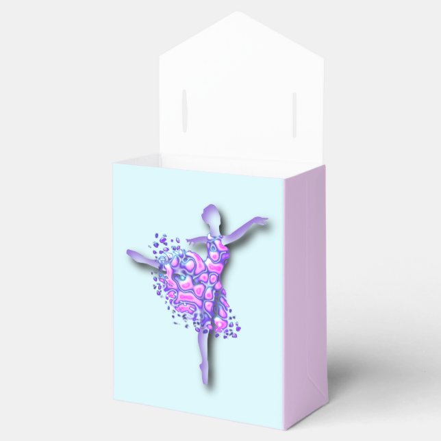Ballerina Gift Bag Ballet Dancer Woman Favor Boxes (Opened)