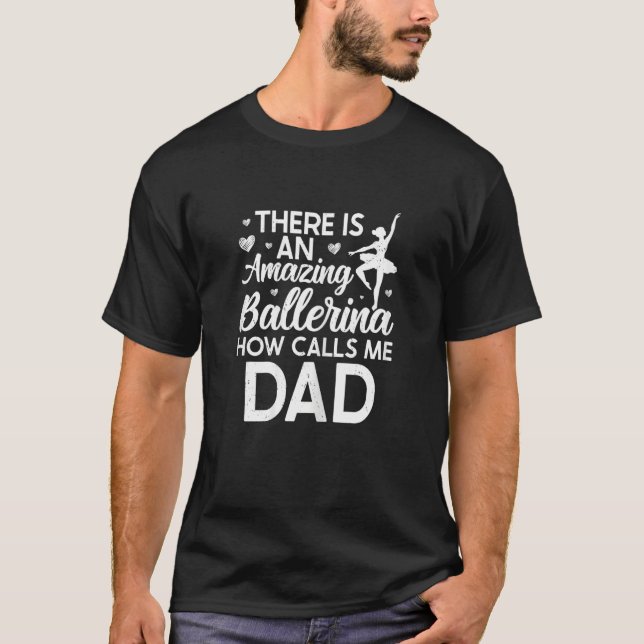 Ballerina Girl Ballet Barre Ballet Dancer Pointe S T-Shirt (Front)