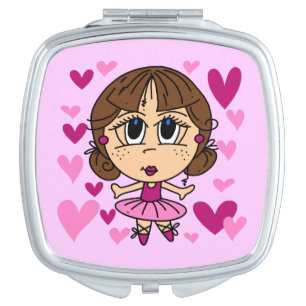 Ballerina Girl Makeup Mirror