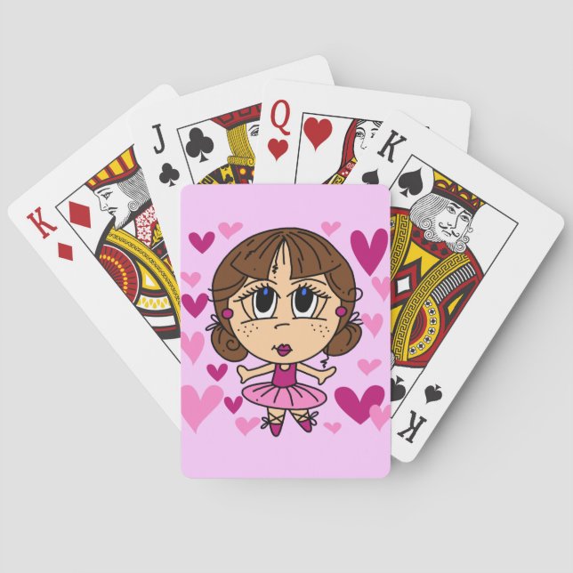 Ballerina Girl Poker Cards (Back)
