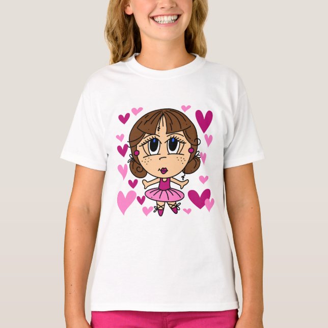 Ballerina Girl T-Shirt (Front)