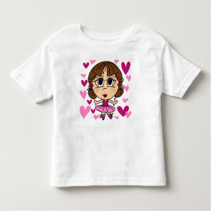 Ballerina Girl Toddler T-shirt