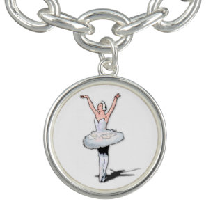 Ballerina Girl Tutu Charm Bracelet