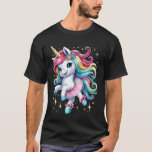 Ballerina Girl Unicorn Lover Ballet T-Shirt