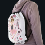 Ballerina Girl's Drawstring Backpack<br><div class="desc">Ballerina Girl's Drawstring Backpack. Perfect for dance class.</div>