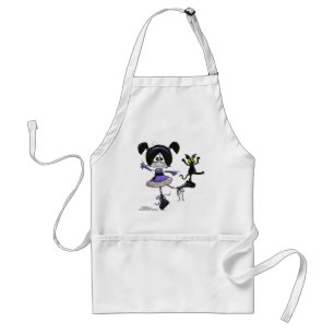 Ballerina Goth Style Adult Apron