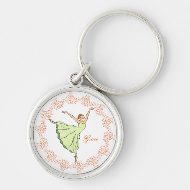 Ballerina Grace Keychain (Front)