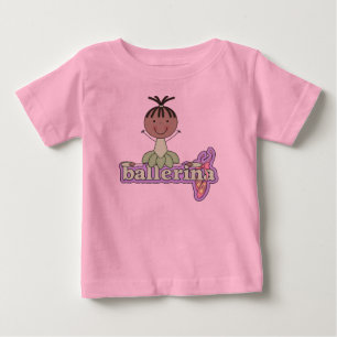 Ballerina - Green Baby Tutu Bodsuit T-Shirt