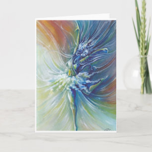 Ballerina greeting card