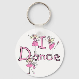 Ballerina I Dance T-shirts and Gifts Keychain