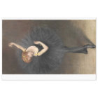Ballerina in Black Decoupage Paper
