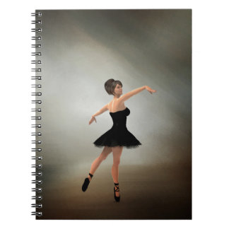 Ballerina in Black Dress Notebook