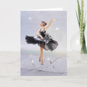 Ballerina in black (profile) card