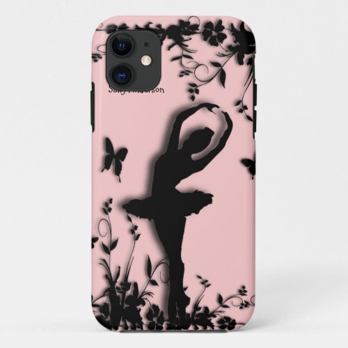 Ballerina in Garden Pink Personal iPhone 5 Case