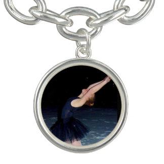Ballerina in the Snow - Charm Bracelet