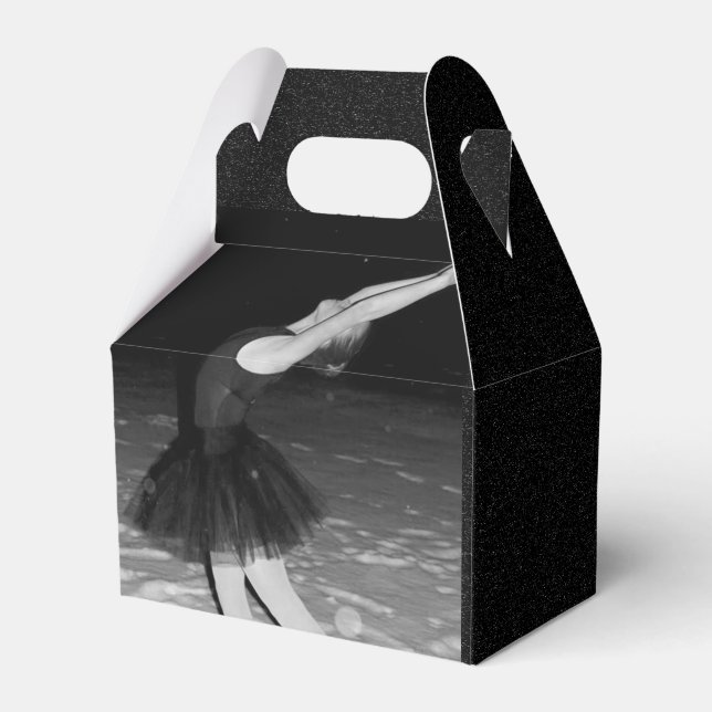 Ballerina in the Snow - Favor Boxes (Front Side)