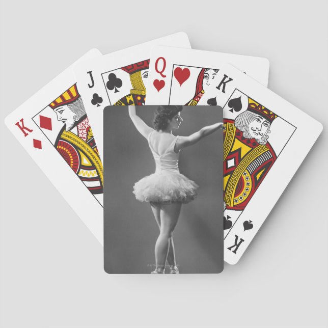 Ballerina in Tutu Poker Cards (Back)