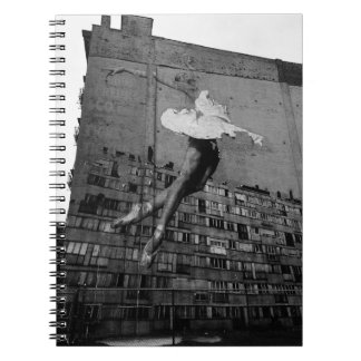 BALLERINA IN WHITE DRESS MURAL NOTEBOOK