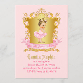 Ballerina Invitation