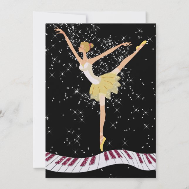 Ballerina Invitation by SRF (Front)