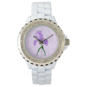 Ballerina Iris Flower Ballet Dancer Watch