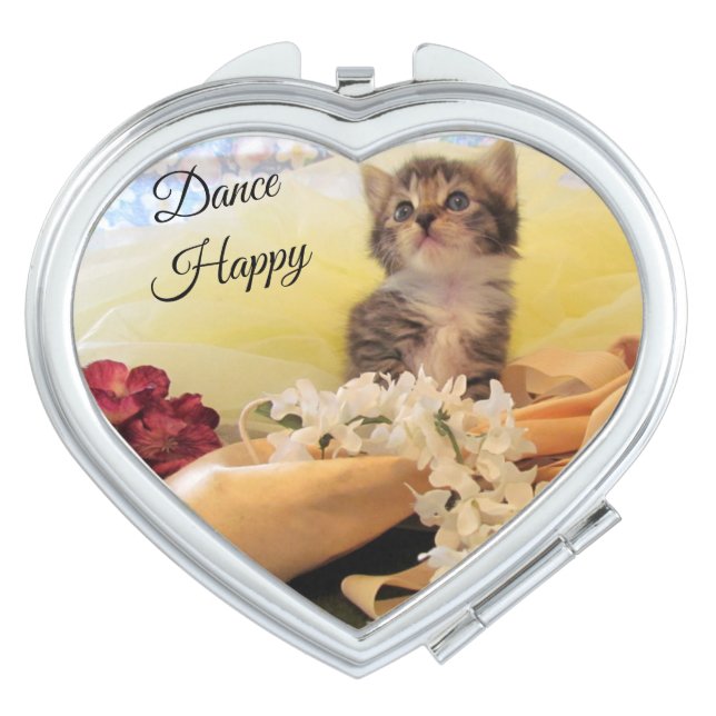 Ballerina Kate the Kitten ( Cat )  Compact Mirror (Front)