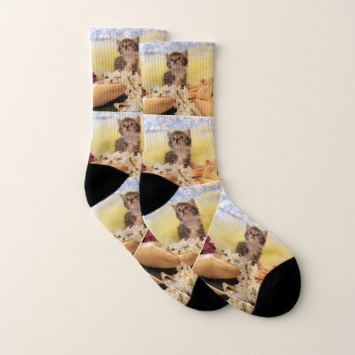 Ballerina Kitten Socks