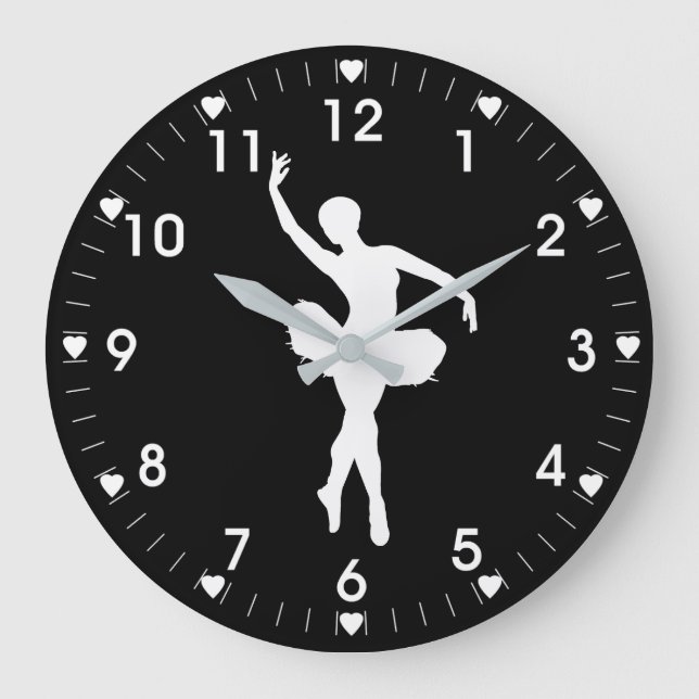 Ballerina Large Clock (Front)