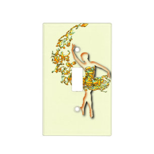 Ballerina Light Switch Cover Ballet Dancer Woman