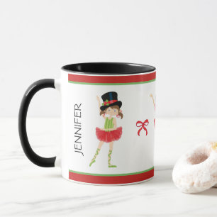 Ballerina Merry Christmas Ballet Mug