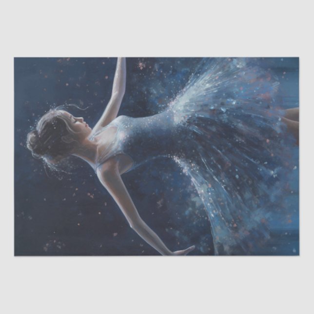Ballerina Moonlit Tissue Paper (Front)