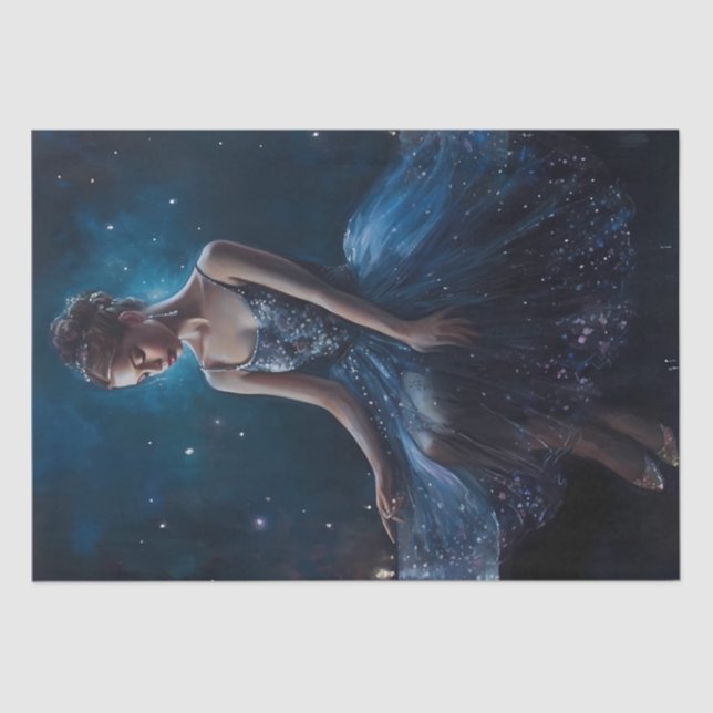 Ballerina Moonlit Tissue Paper (Front)
