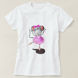 Ballerina Mouse T-Shirt Ballet Dancer