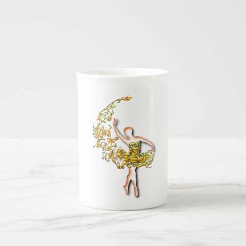 Ballerina Mug _ Fire Ballet Dancer Girl Art Design