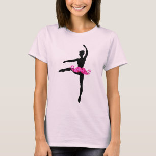 Ballerina Mustache T-Shirt