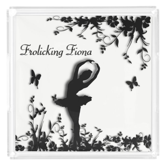 Ballerina Name Vanity Tray (Front)