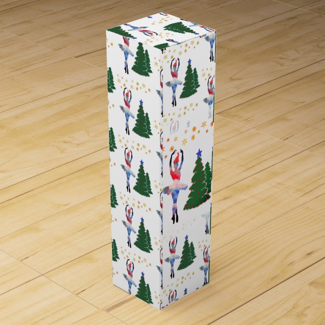 Ballerina New Year Wine Gift Box (Front)