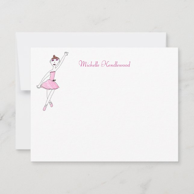 Ballerina Note Cards (Front)