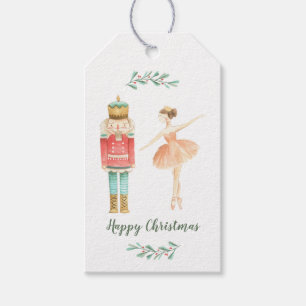 Ballerina Nutcracker Christmas Gift Tags